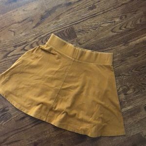 Mustard Yellow Skirt